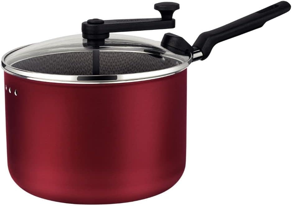 Tramontina PIPOQUEIRA 20CM 3,5L LORETO VERMELHO - ALUMINIO C...