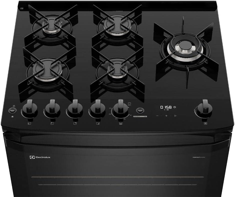 Fogão Electrolux 5 Bocas Experience com PerfectCook360 Preto... - Image 5
