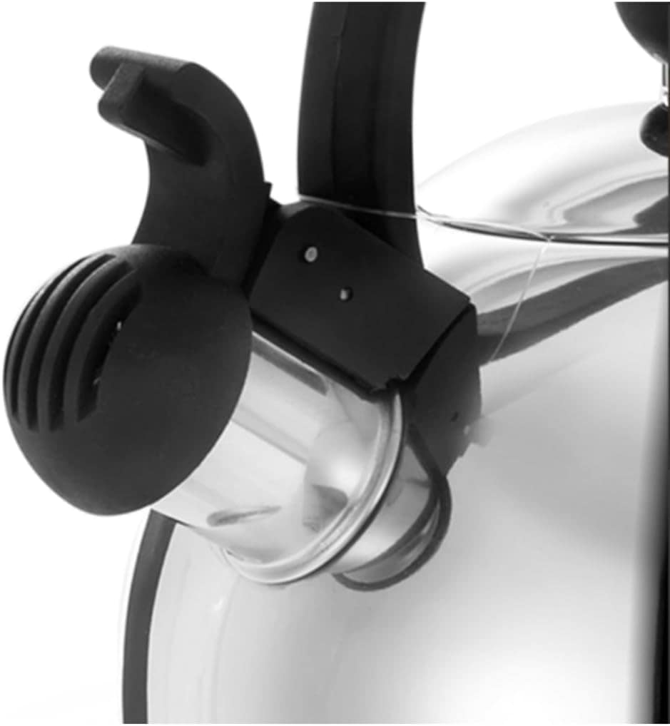 Chaleira Inox Com Apito Para Fogão Gás Elétrico E Indução Fe... - Image 2