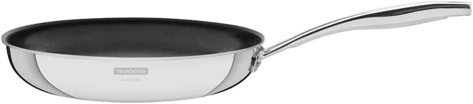 Frigideira Tramontina Grano em Aço Inox com Corpo Triplo Rev...