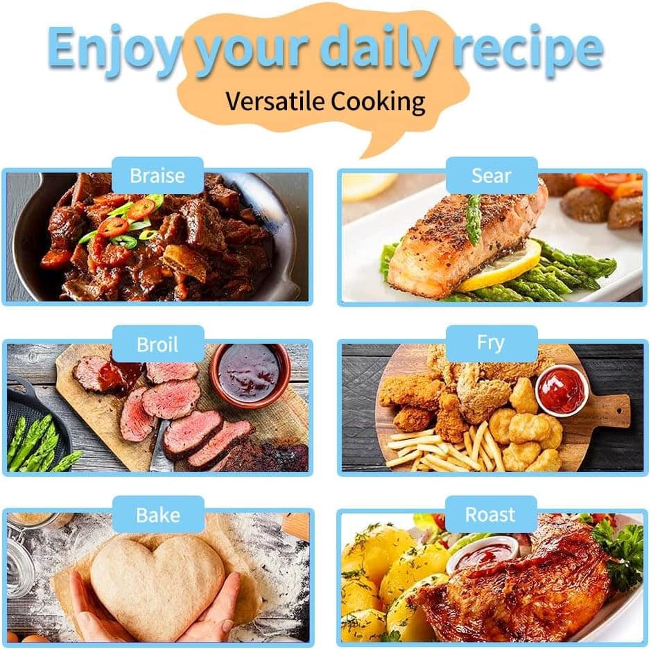 Caçarola de ferro fundido Coookwin, frigideira de caçarola r... - Image 3