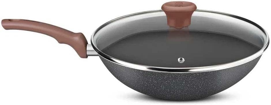 Frigideira Wok Antiaderente Rochedo Natural Stone 28cm