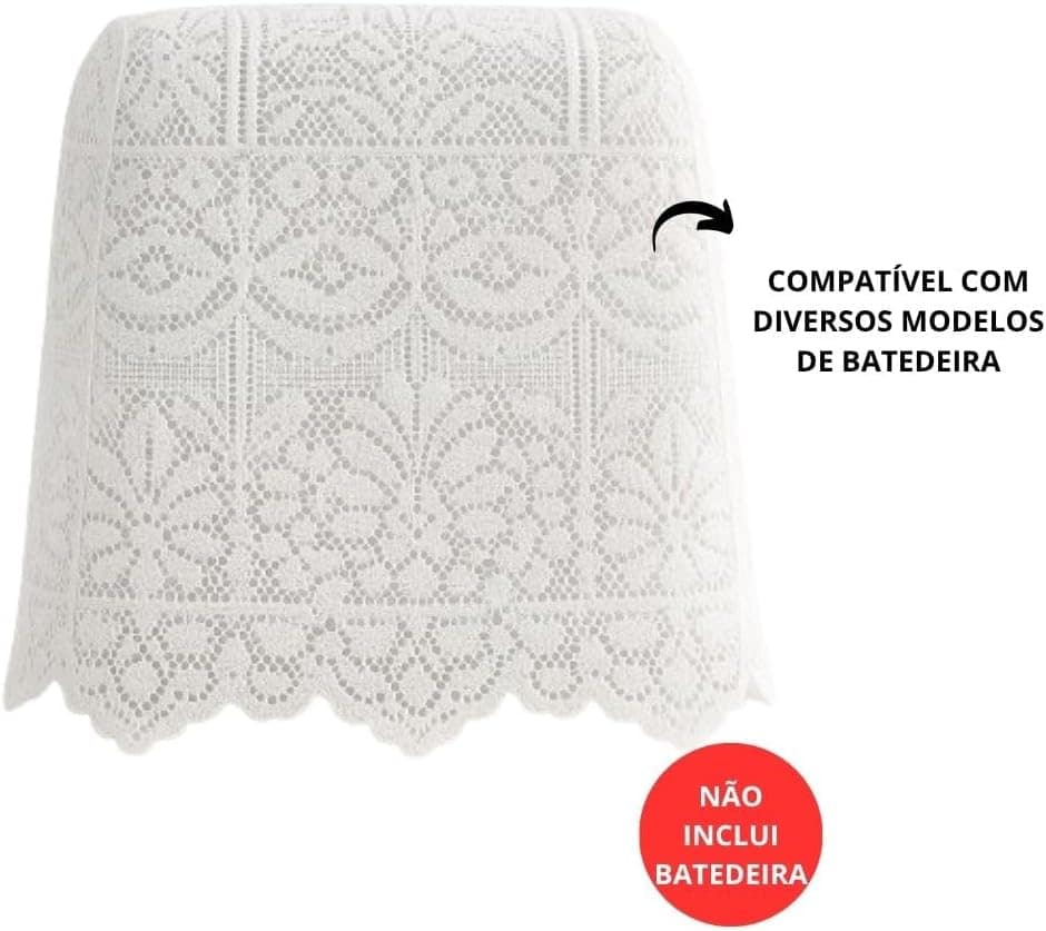 Capa P/Batedeira Planetária Renda Cozinha Poliéster - Image 2