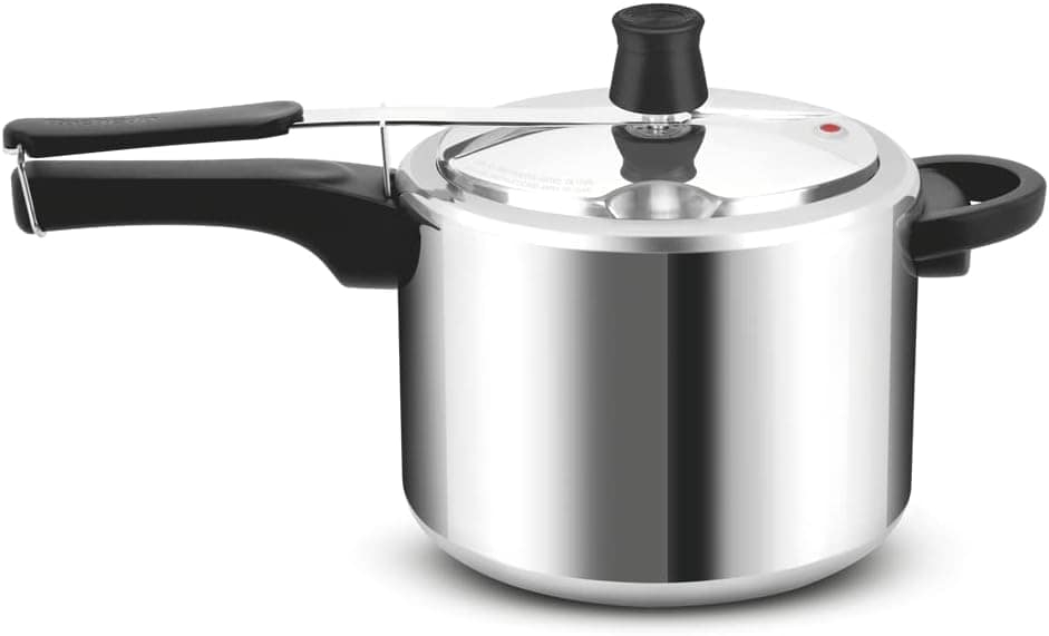 Panela de Pressão Rochedo Turbo Polida com Fechamento Intern...