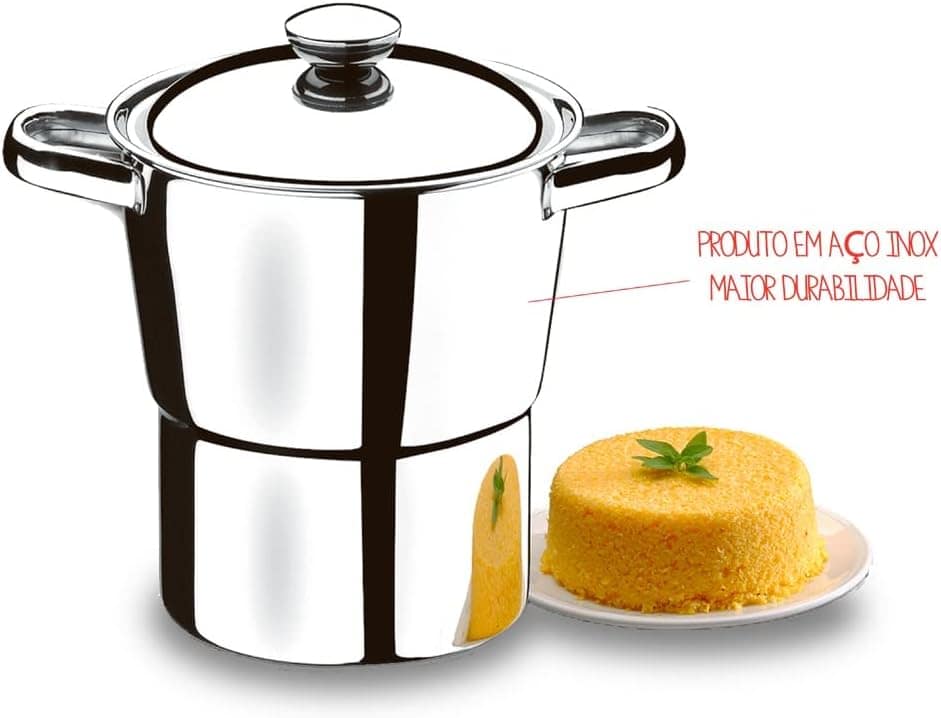 Cuscuzeira Lyon Ø16 Cm Brinox Aço Inox - Image 6