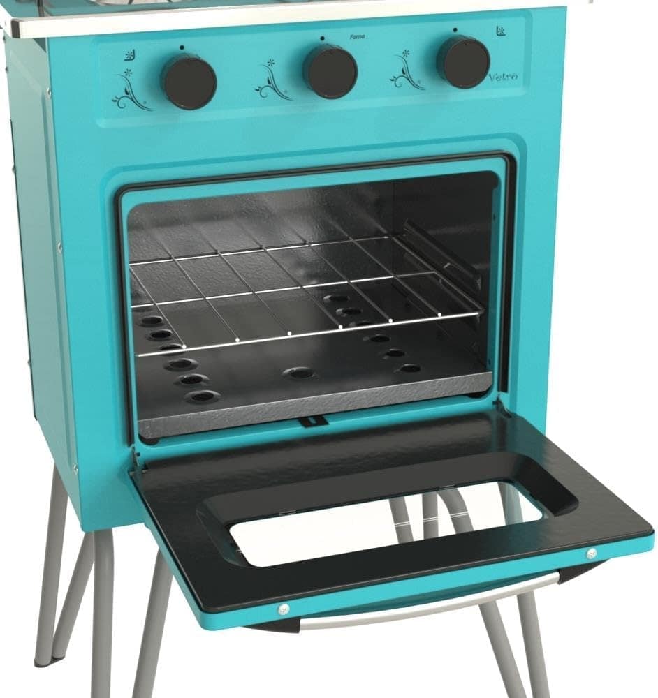 FOGAO A GAS GEMINI 2 Q VETRO VERDE GAS GLP - Image 4