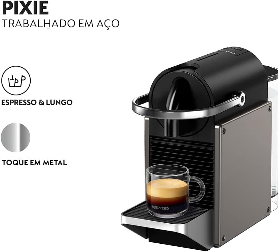 Nespresso Cafeteira Pixie Redesign Titânio 220V - Image 4