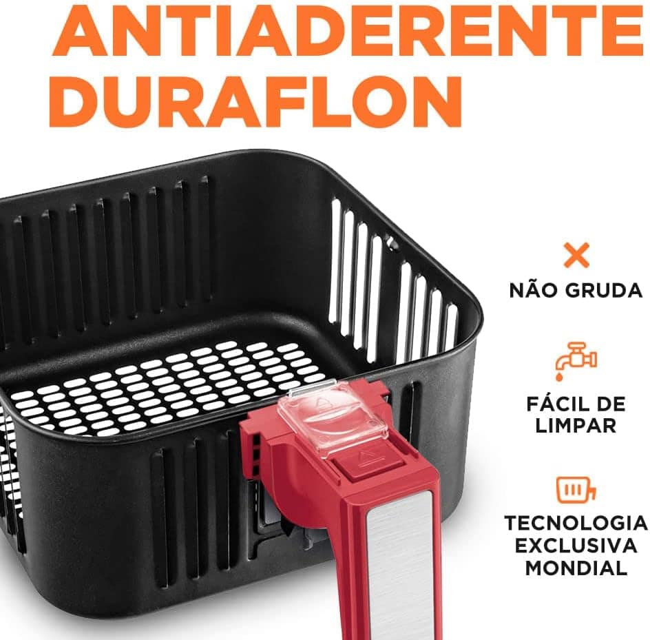 Fritadeira Sem Óleo Air Fryer 5L Mondial AFN-51-RI AIR FRYER... | É bom mesmo? Descubra antes de comprar - Image 5