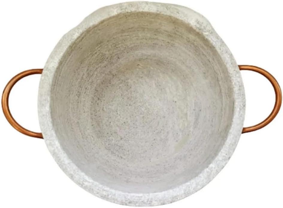 Panela Pressão Pedra Sabão com Alças de Cobre 3 Litros - Image 3