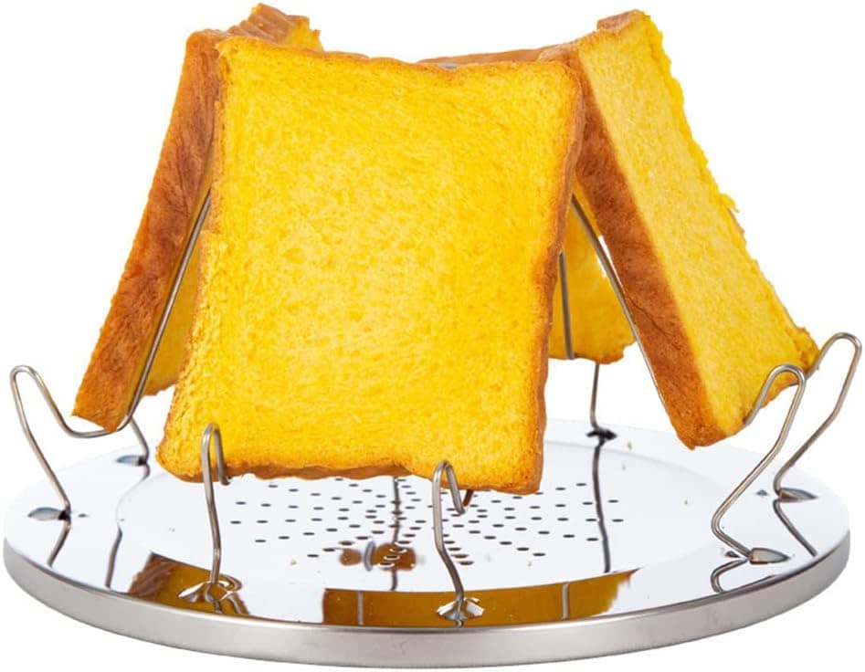 Torradeira de acampamento, torradeira de pão de aço inoxidáv... - Image 7
