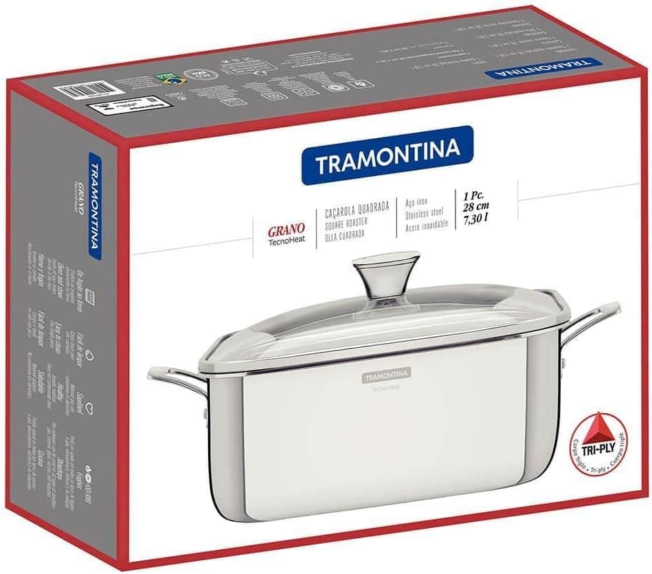 CACAROLA FDA.QUADRAD.ACO INOX GRANO - Image 7