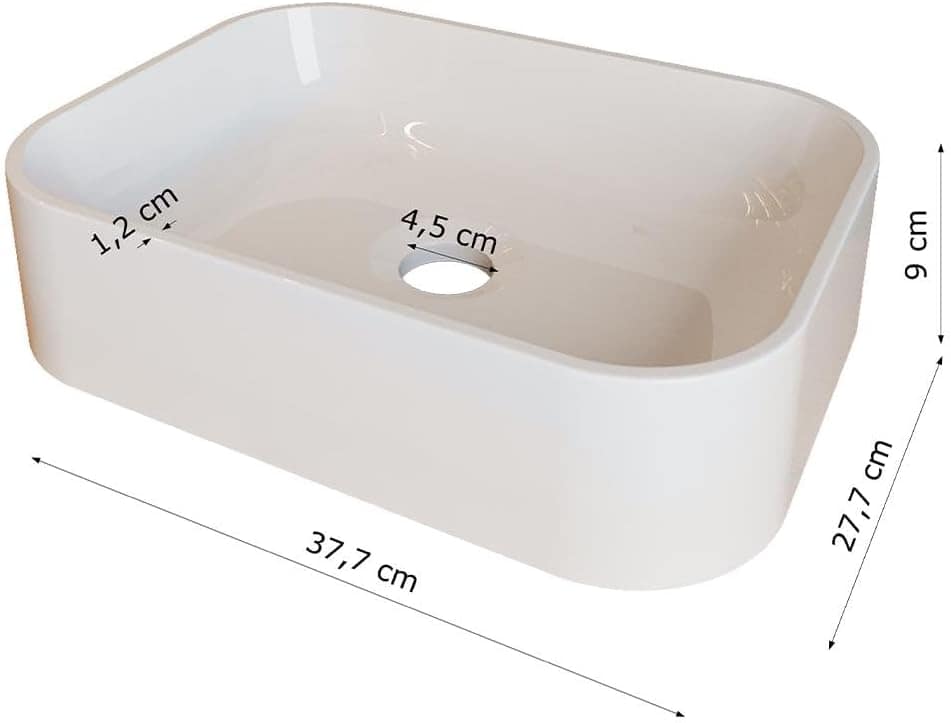 Cuba Pia Banheiro Oxford Torneira Dl08 Valvula Abs Branco Br... - Image 3