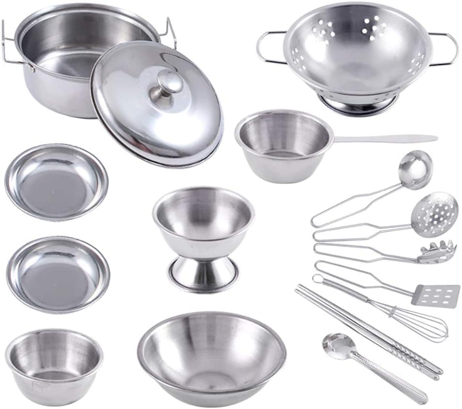 Conjunto de Panelas e Frigideiras de Aço Inoxidável para Coz... - Image 4