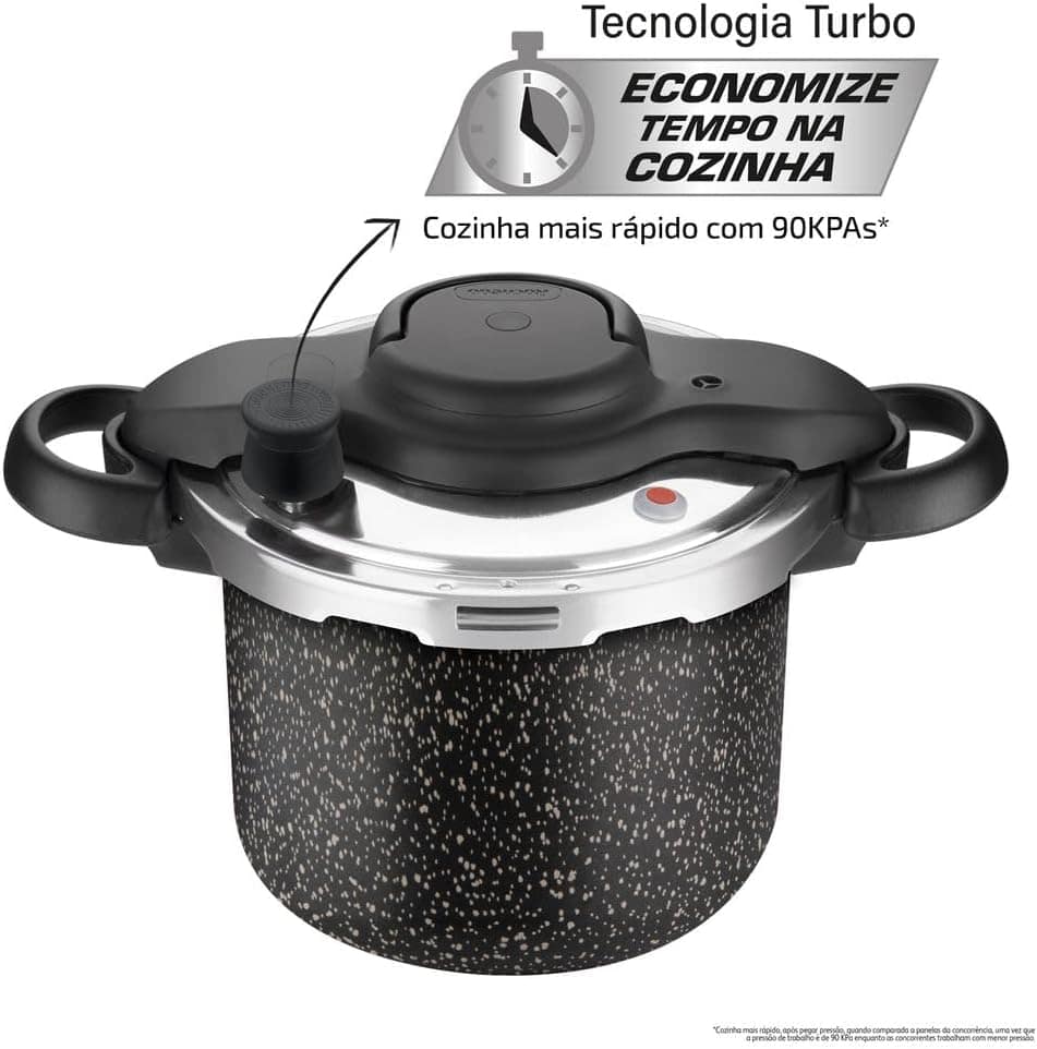 Panela de Pressão Clipso Stone Pro 4,5L Fechamento Externo - Image 9