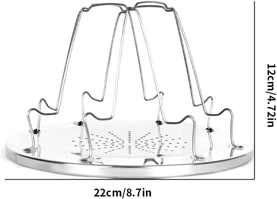 Torradeira de pão de aço inoxidável dobrável para família, a... - Image 8