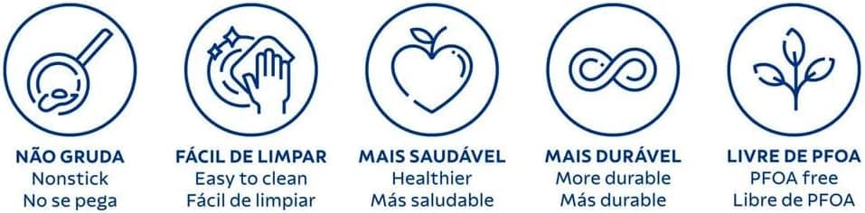 Jogo de Panelas Tramontina Glenz em Alumínio com Revestiment... - Image 4