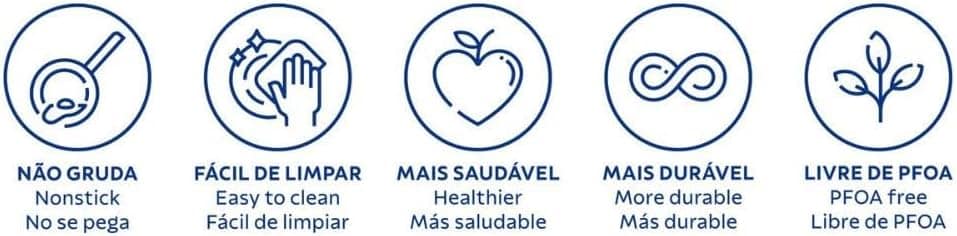 Frigideira Reta 20 cm 0,8 LFrigideira Tramontina Paris em Al... - Image 8