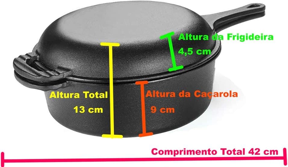 Forno Holandês Ferro Fundido 5 Litros Rig - Image 2