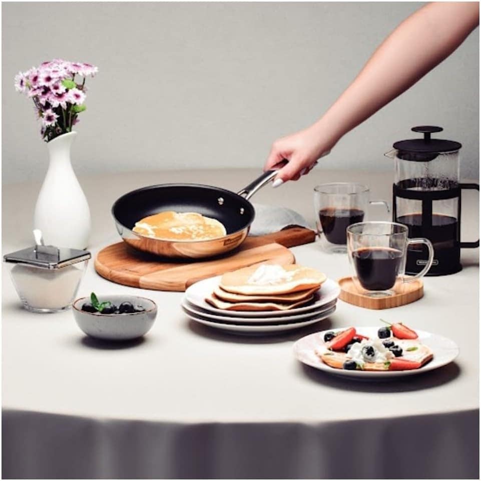 Frigideira Tramontina Grano em Aço Inox com Corpo Triplo Rev... - Image 5