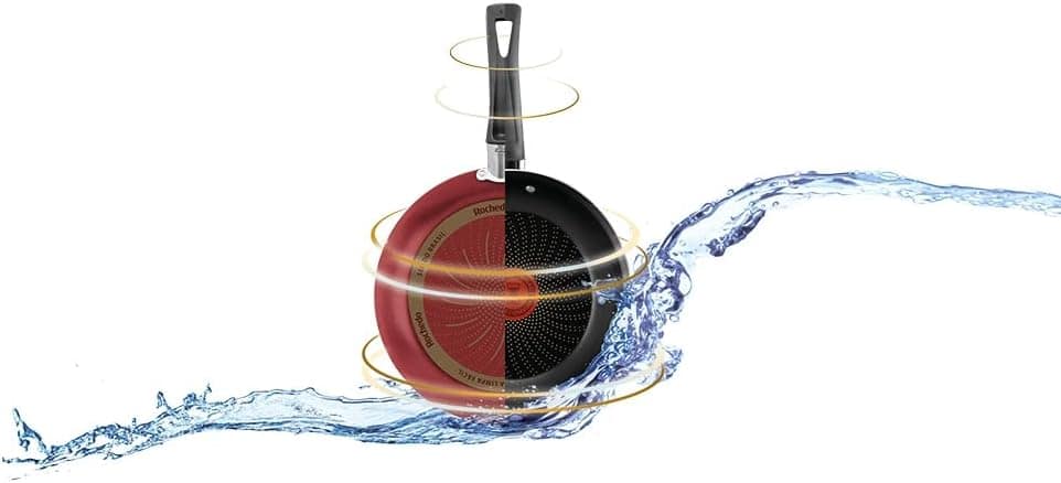 Frigideira Francesa Rochedo Limpa Fácil Vermelho 22cm - Image 5