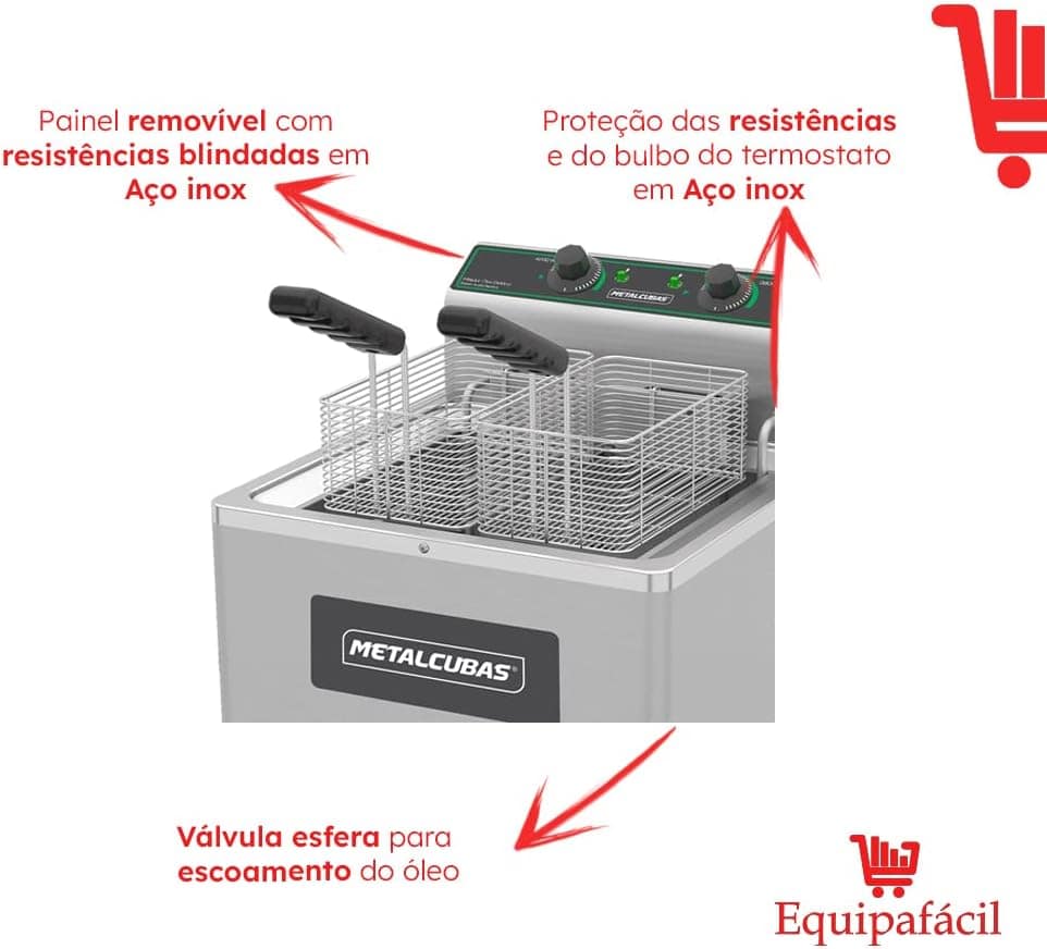 Fritadeira Elétrica de Mesa Zona Fria de Óleo FOE 15M 5000 W... | É bom mesmo? Descubra antes de comprar - Image 2