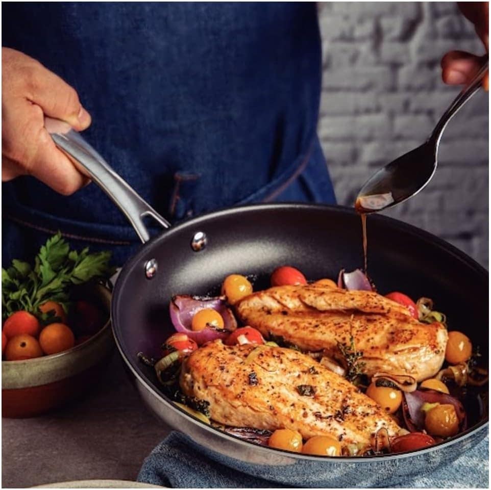 Frigideira Tramontina Grano em Aço Inox com Corpo Triplo Rev... - Image 4