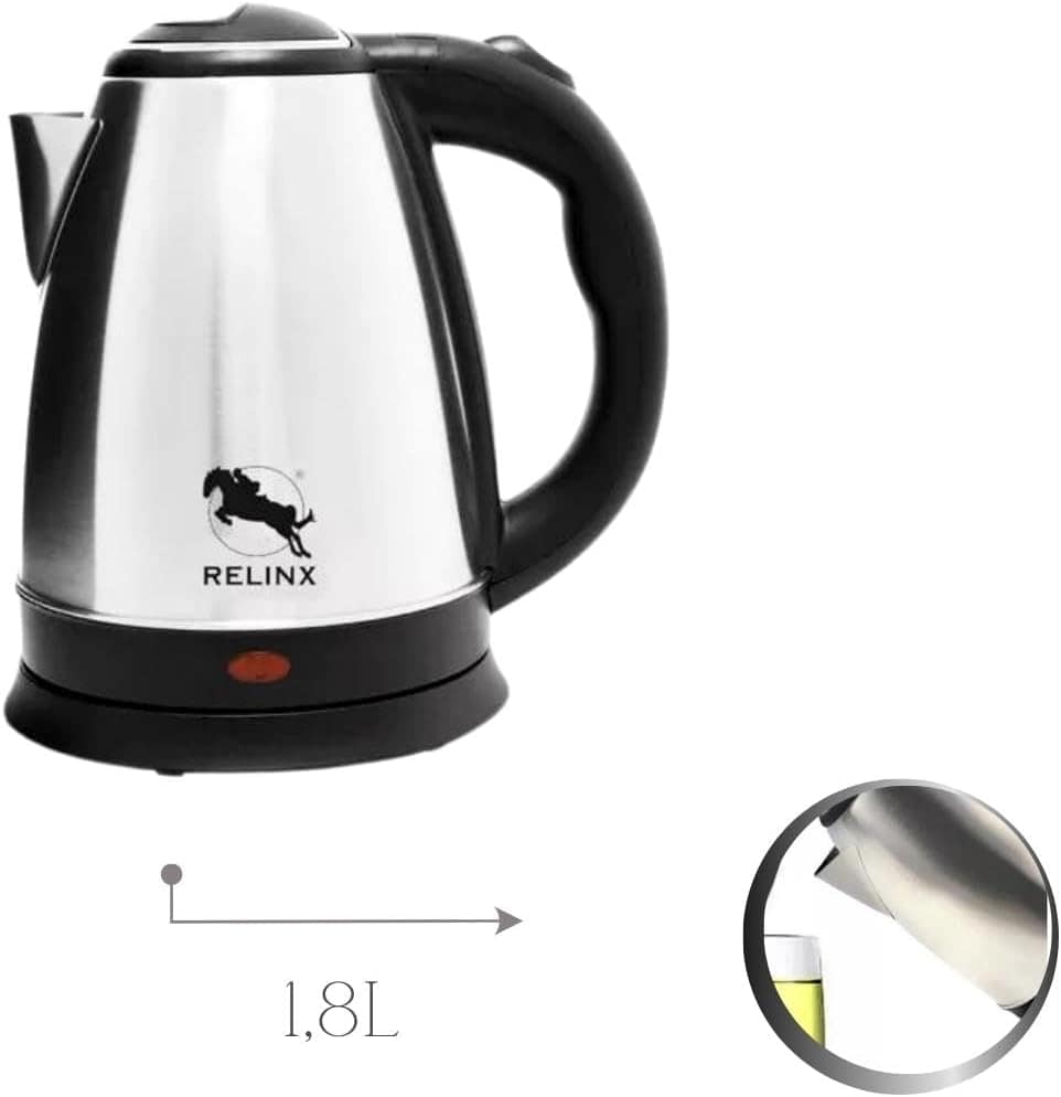 Chaleira Elétrica Bule Jarra Inox 1,8L para chá e café 127v ... - Image 4