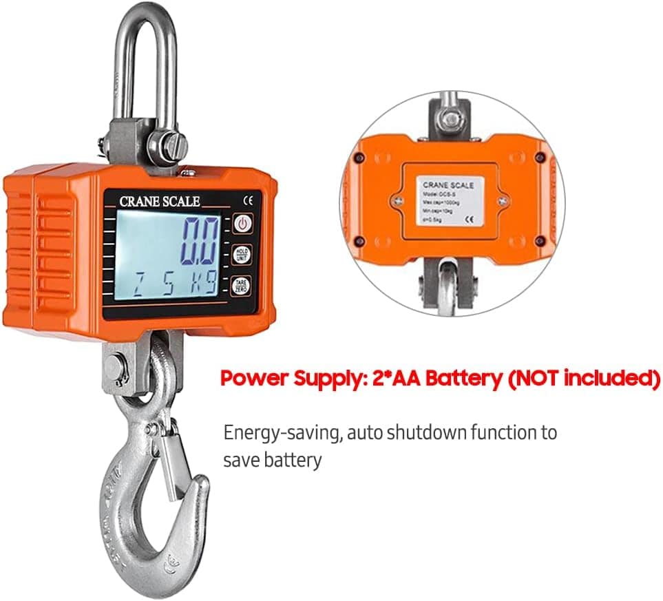 Balança de suspensão digital 1000kg/ 2204lbs Balança de guin... - Image 9