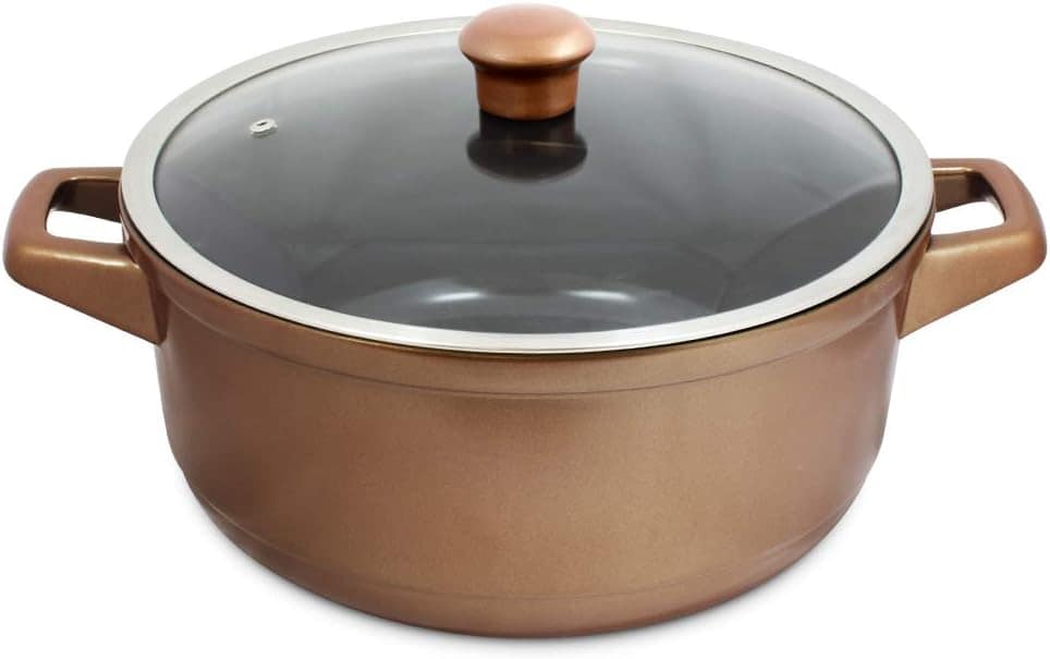 Ceraflame Caçarola de Cerâmica Duo 28cm 6,0 Litros Cobre