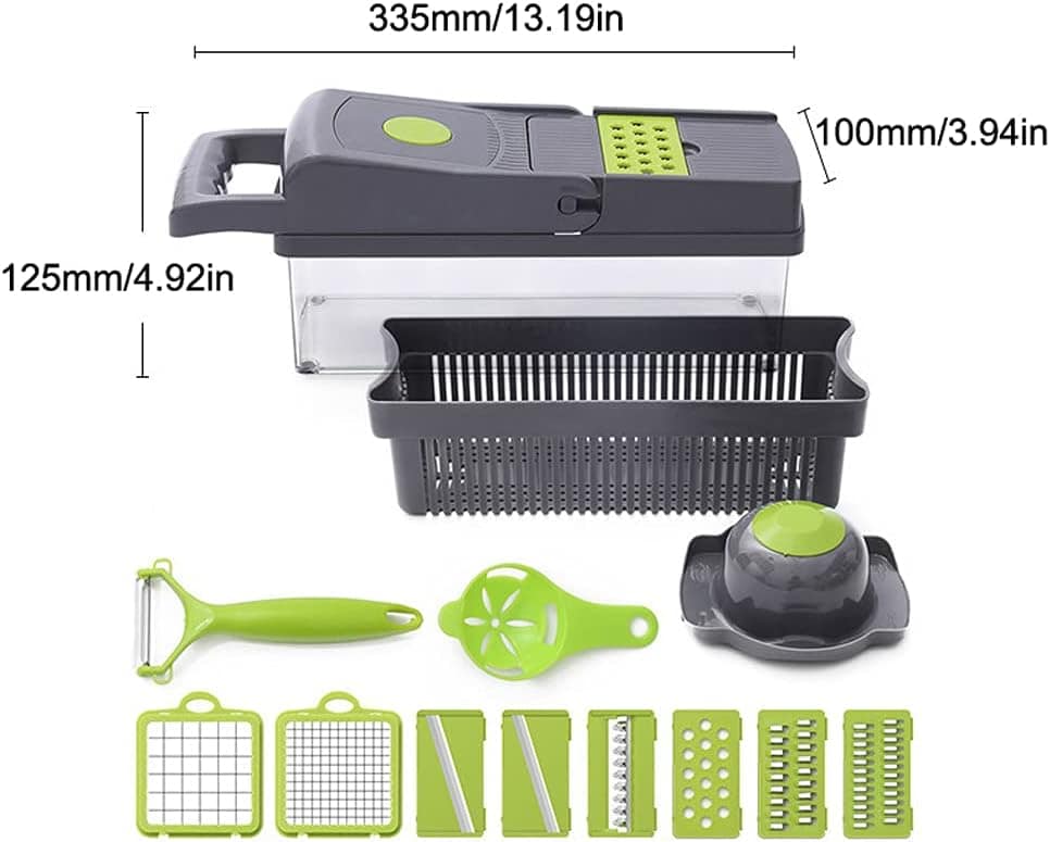 Fatiador de Legumes Fatiador de Frutas Descascador de Batata... - Image 2