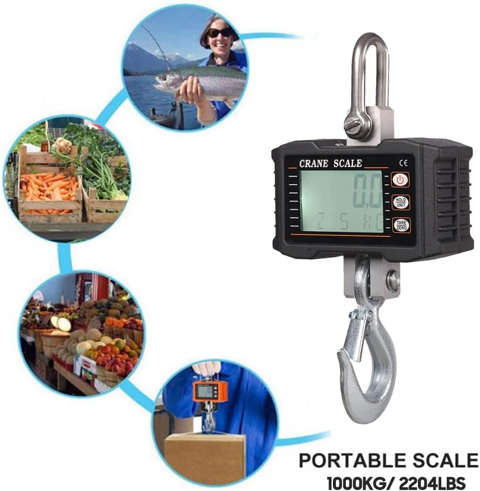Balança de suspensão digital 1000kg/ 2204lbs Balança de guin... - Image 6