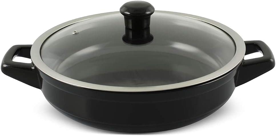 Caçarola de Cerâmica Duo Buffet, 28cm, 2,5 Litros, Preto, Ce...