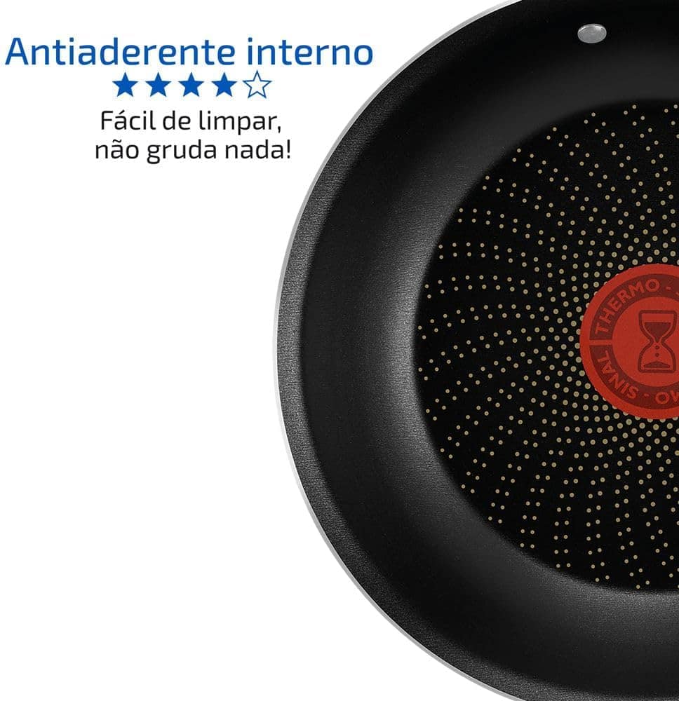 Frigideira 24cm Rochedo Todo Dia Limited Preto - Image 3