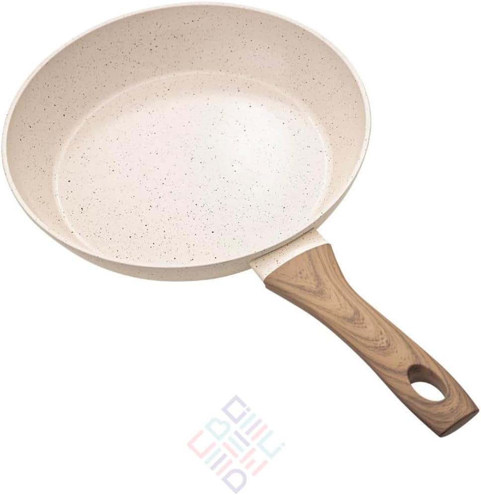 Frigideira Cerâmica Antiaderente Marmol Bege 24cm 4mm Fundo ... - Image 5