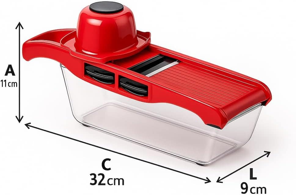Fatiador de Legumes 6 em 1 – Kit Multifuncional de Inox com ... - Image 5