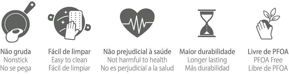 Frigideira Tramontina Trento em Ferro Esmaltado com Revestim... - Image 6