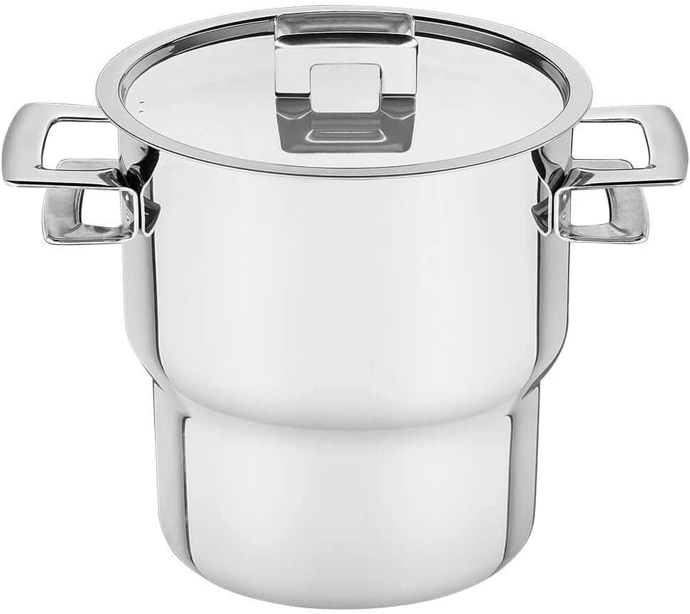 Cuscuzeira Tramontina Brava Em Aço Inox Com Alças E Tampa 14...