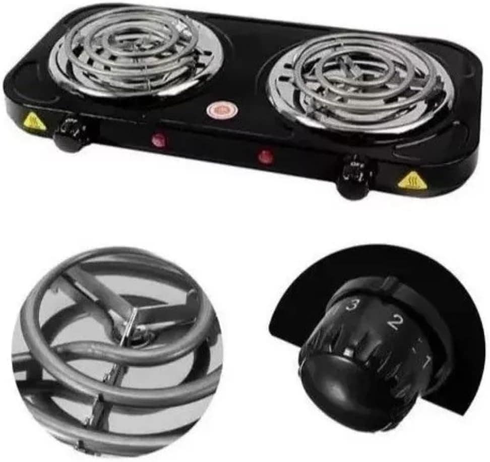 Fogareiro 110v 2 Bocas Cooktop Camping 2000W BAK BK-FCE708-1... - Image 2