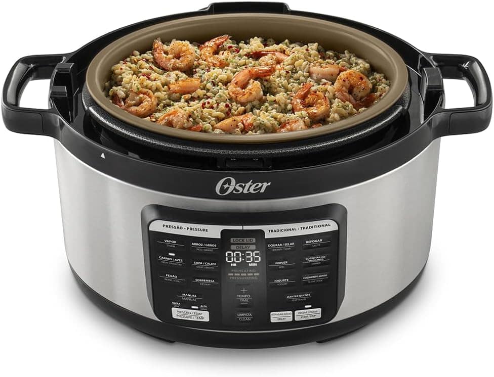 PANELA DE PRESSÃO OSTER, OVAL, 5,7L, 900W, 220V, CKSTPCECOV5... - Image 2