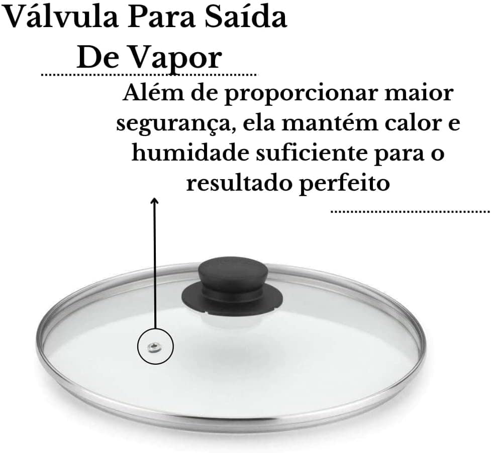 Frigideira Funda Antiaderente Wok Com Tampa- Tramontina (Gra... - Image 4