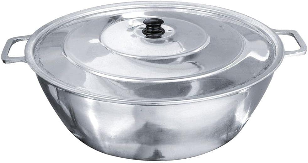 Tacho Alumínio Fundido Polido Industrial Grosso Hotel 50cm 2...