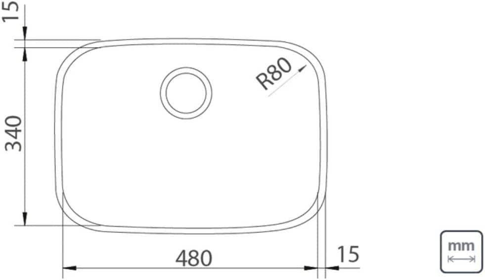 Cuba em Aço Inox Alto Brilho 48X34cm, Tramontina, 94027202 - Image 3