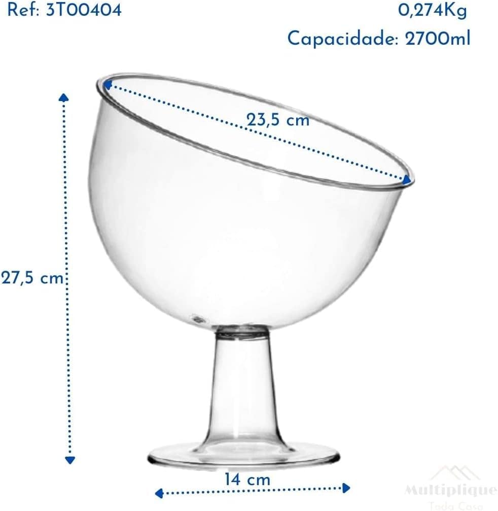 Taça Inclinada Grande 2,7L Três Triângulos - Image 2