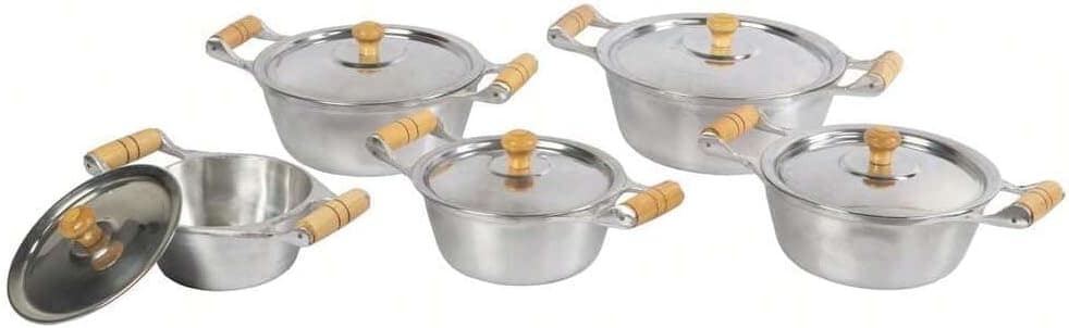 Jogo de Panelas Alumínio Batido Fundido Caçarolas 14 ao 24 j...