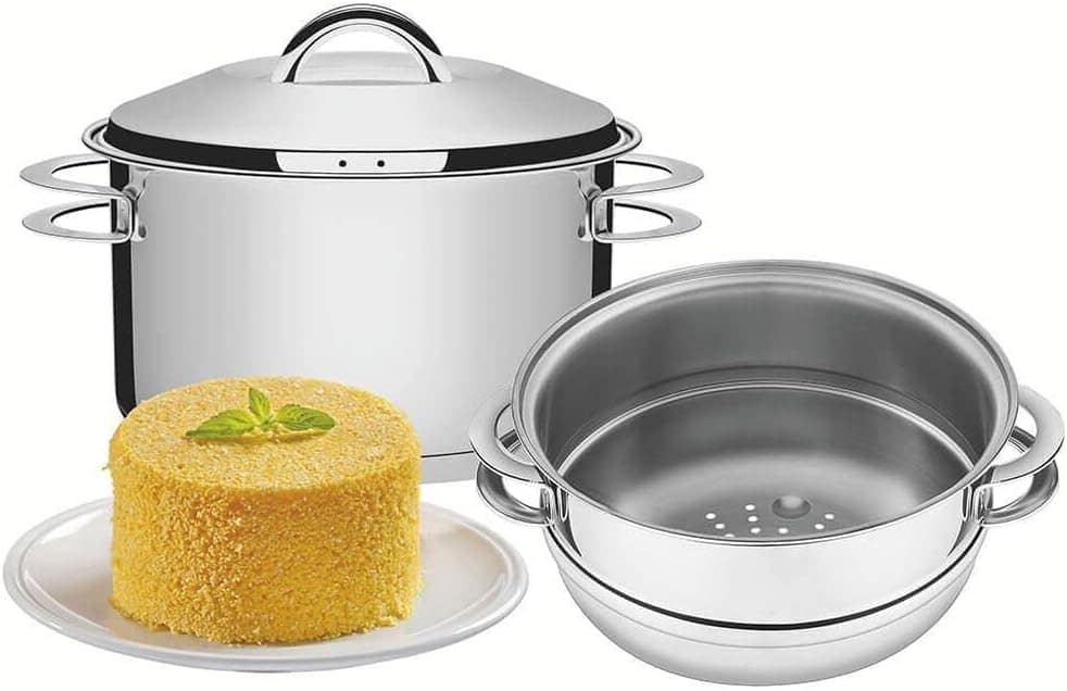 Cuscuzeira Fundo Triplo com Alças, Tramontina, Solar 6550030... - Image 3