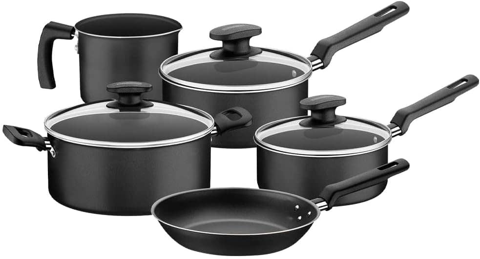 Jogo De Panelas De Alumínio Com Revestimiento Interno Antiad...