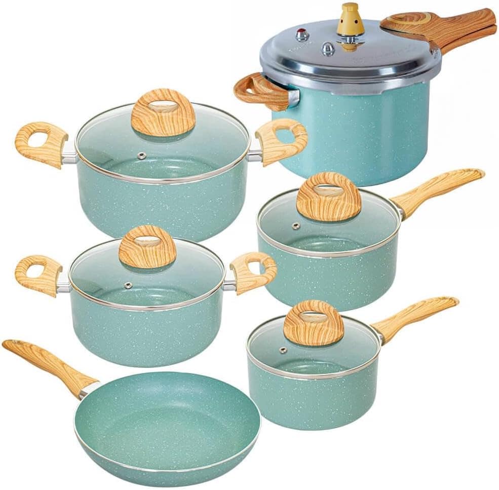 Jogo de Panelas de Indução Com Panela de Pressão CeramicLife...