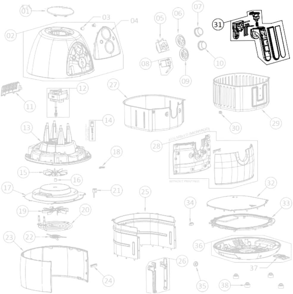 Cabo Alça Puxador Preto Inox Compatível com Fritadeira Elétr... | É bom mesmo? Descubra antes de comprar - Image 4