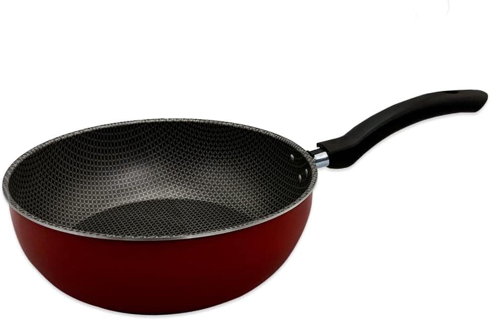 Frigideira Wok 24cm - Vermelha