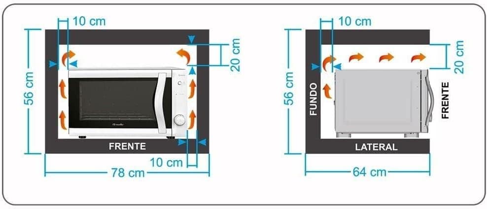 Forno de bancada elétrico com grill 44 litros Sonetto Branco... - Image 3